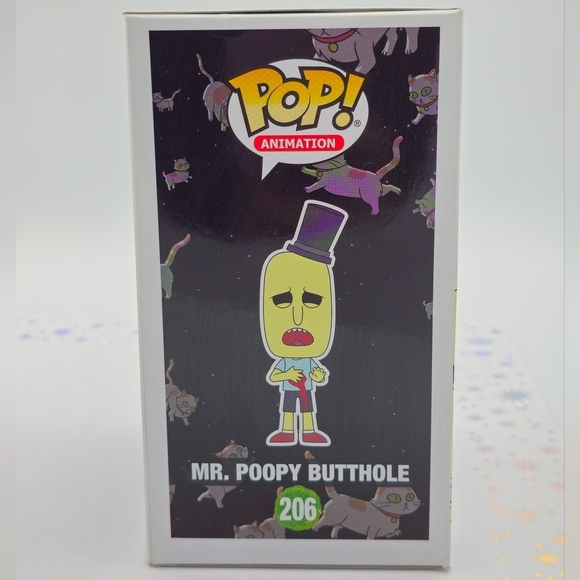 Funko POP! Rick and Morty Mr. Poopy Butthole #206 Vinyl Figure - Picture 7 of 8